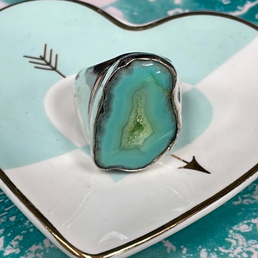 Druzy Geode Ring